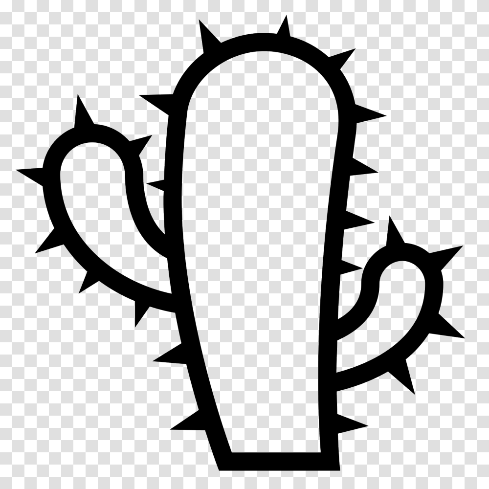 Cactus Icon, Gray, World Of Warcraft Transparent Png