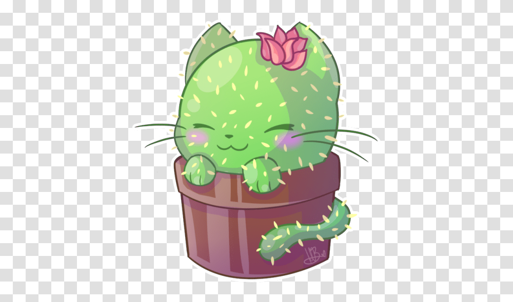 Cactus Kitty Tumblr, Birthday Cake, Dessert, Food, Plant Transparent Png