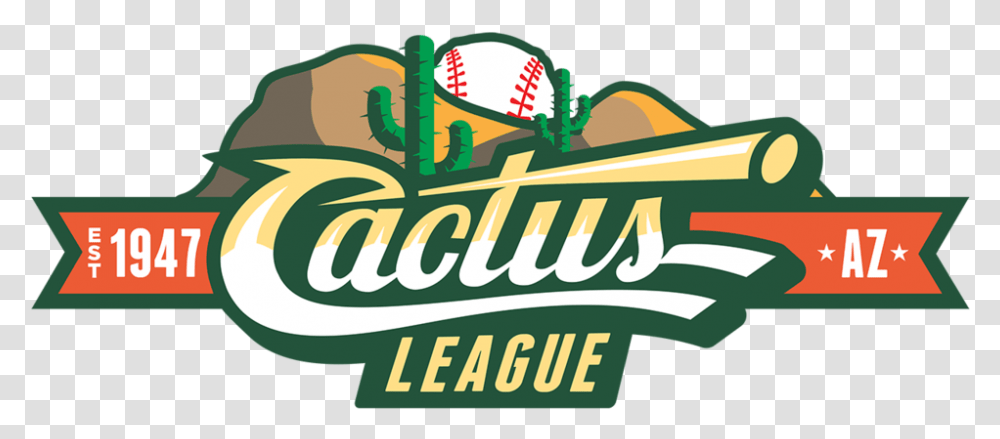 Cactus League Logo Illustration, Advertisement, Poster, Sport, Text Transparent Png