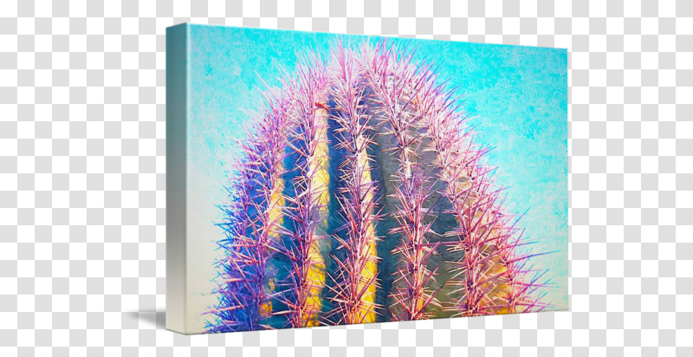 Cactus Light By John Jennings Spiked, Plant, Painting, Art Transparent Png