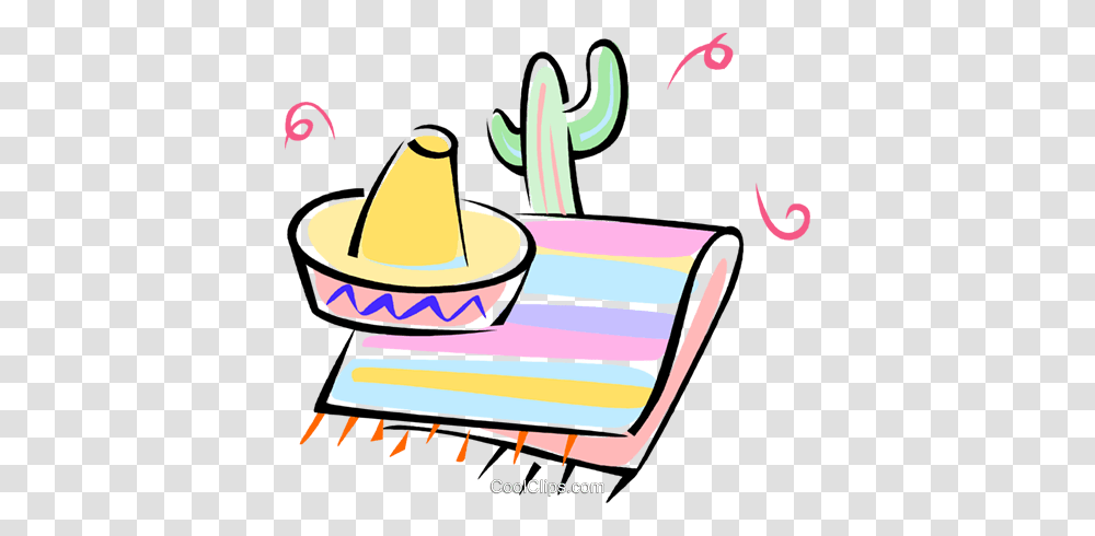 Cactus Mexican Sombrero Blanket Royalty Free Vector Clip Art, Apparel, Hat, Dynamite Transparent Png