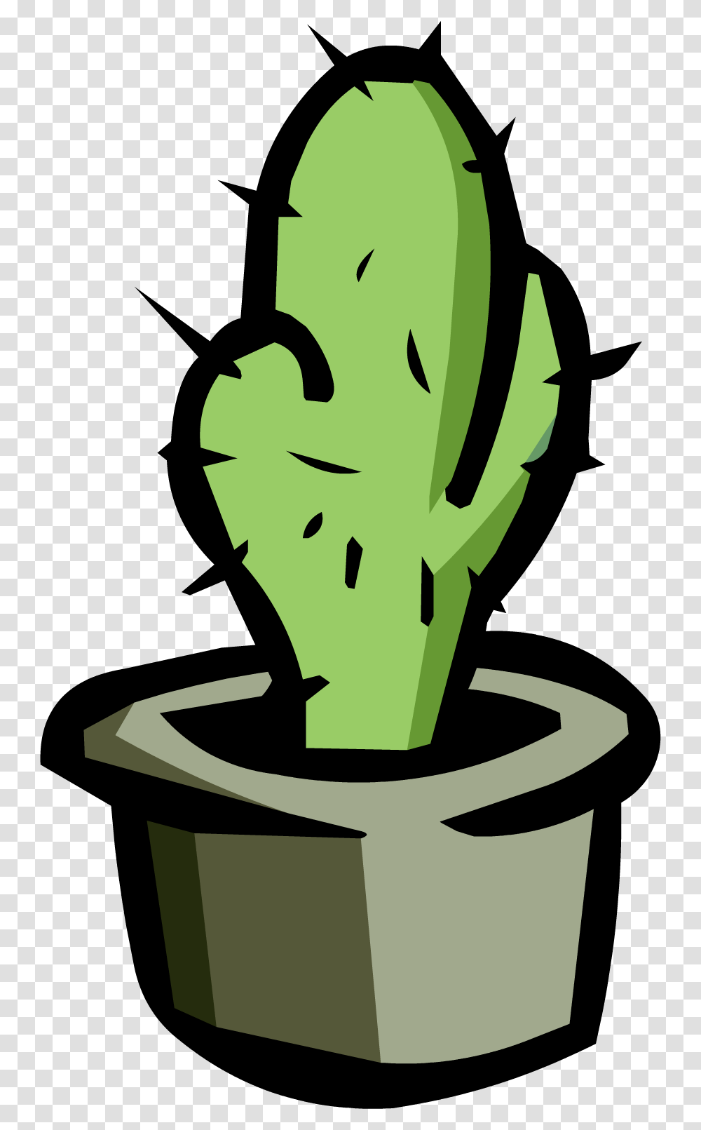 Cactus, Nature, Plant, Stencil Transparent Png