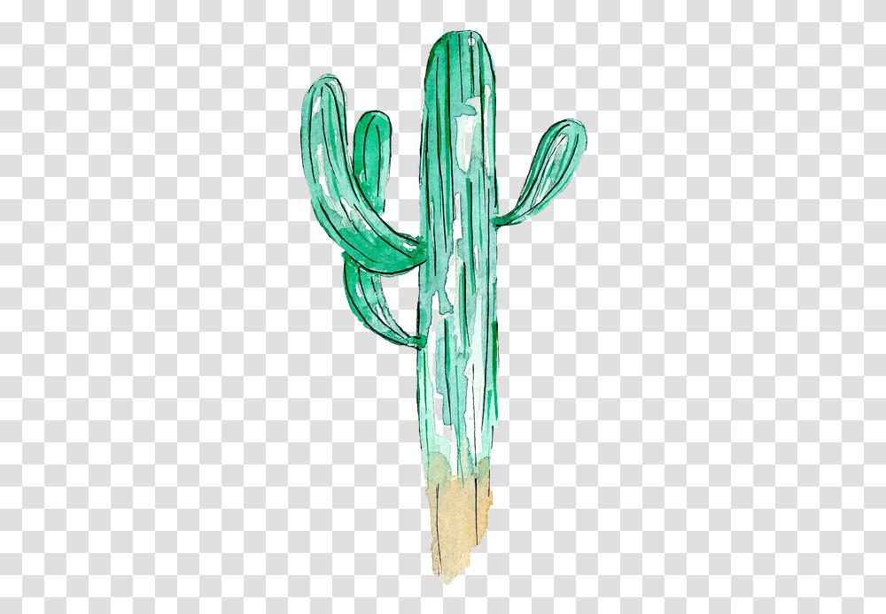 Cactus, Plant, Cross Transparent Png