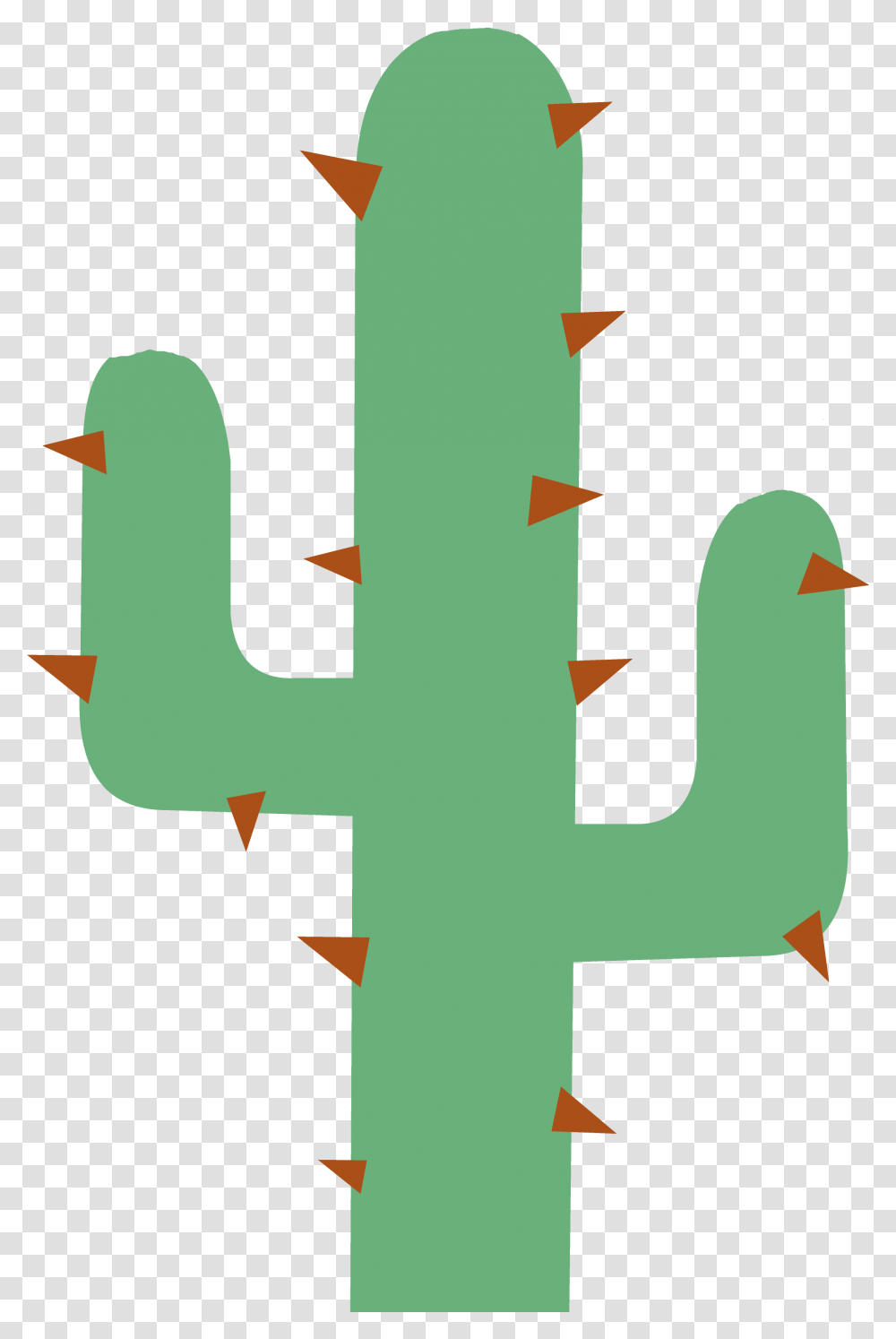 Cactus, Plant, Cross Transparent Png
