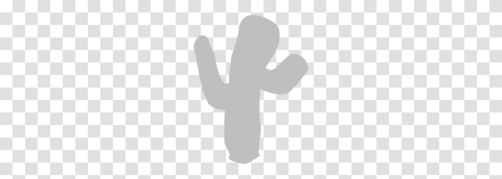 Cactus Pppp Grey Clip Art, Plant, Silhouette Transparent Png