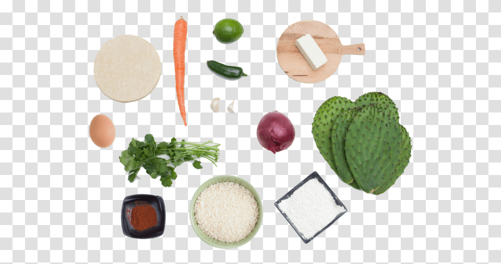 Cactus Recipes Top View Vegetable, Plant, Food, Fruit Transparent Png