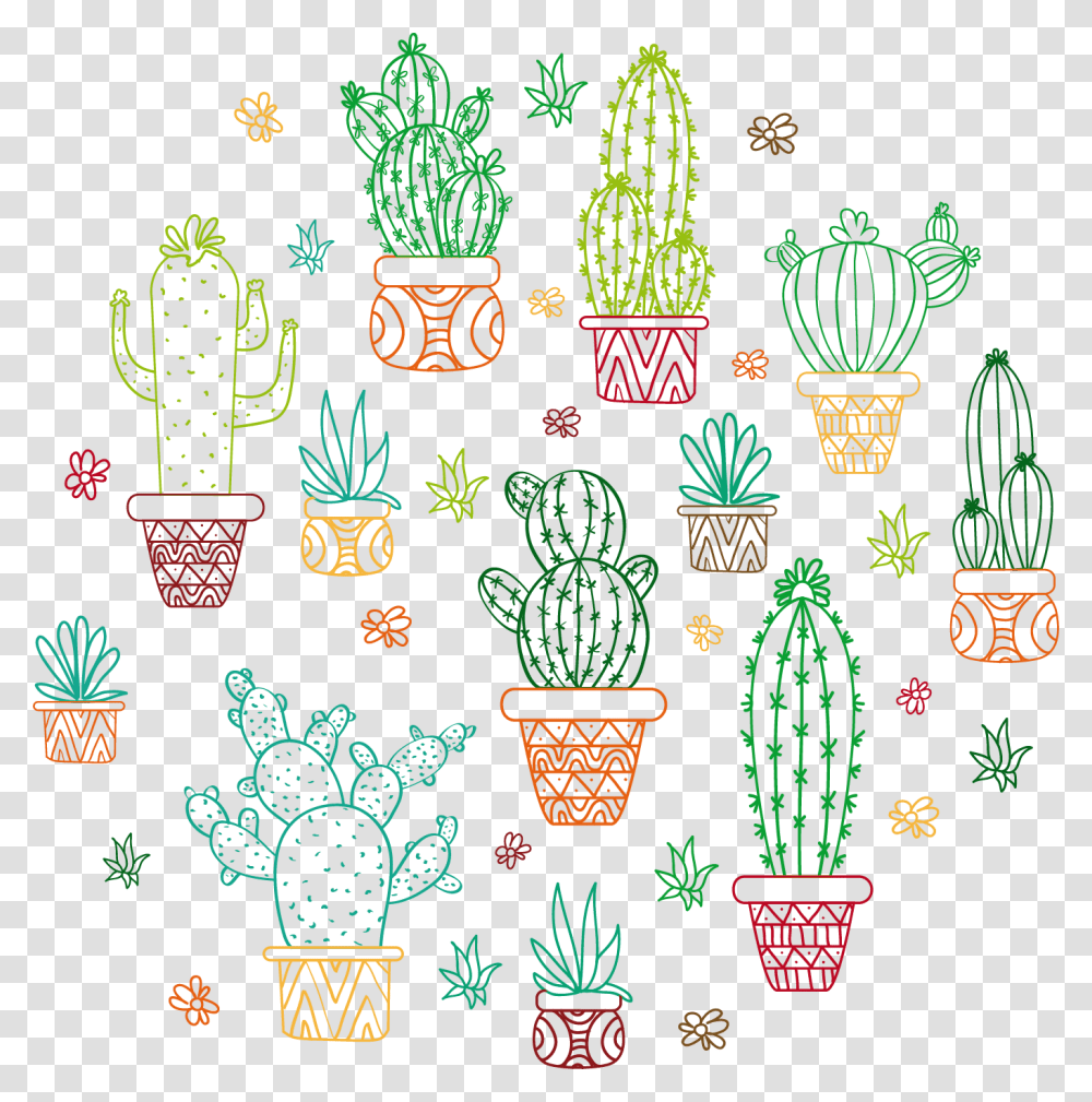 Cactus Remixit Sccacti Cacti Cactus Doodle, Lighting, Potted Plant, Vase, Jar Transparent Png