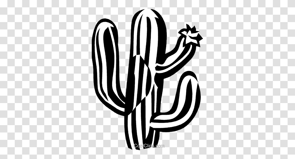 Cactus Royalty Free Vector Clip Art Illustration, Plant, Zebra, Wildlife, Mammal Transparent Png