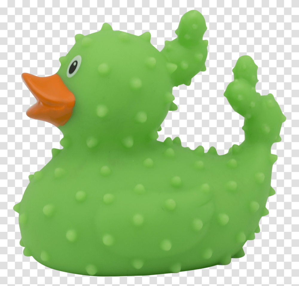 Cactus Rubber Duck By Lilalu, Animal, Bird, Food, Birthday Cake Transparent Png