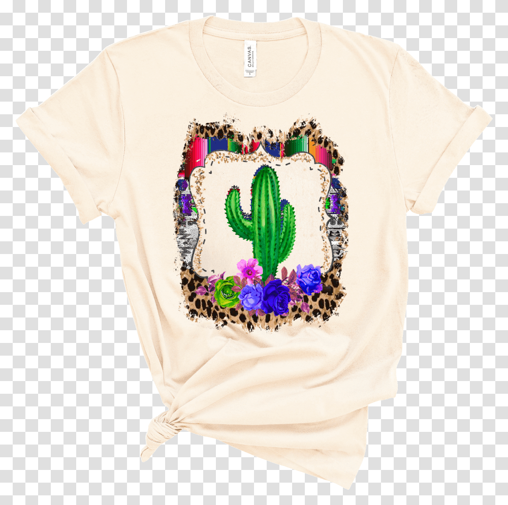 Cactus Serape, Apparel, T-Shirt, Person Transparent Png