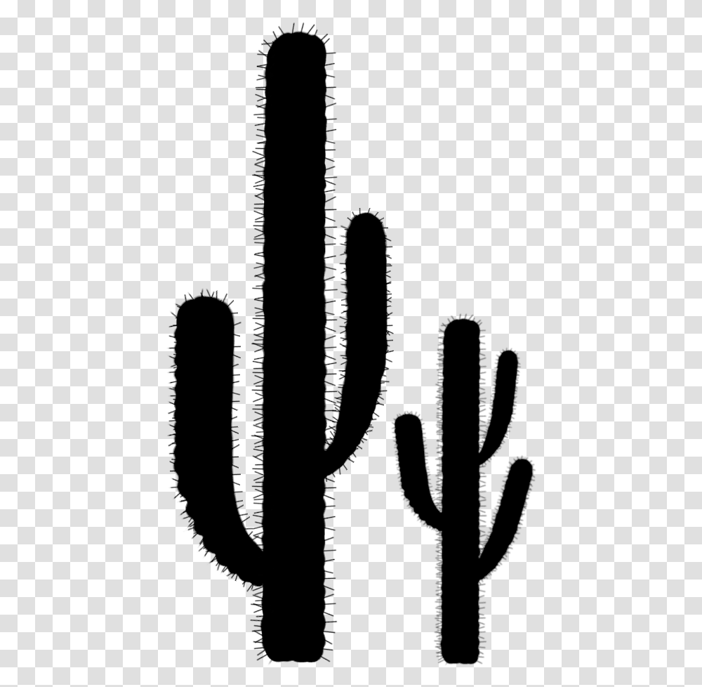 Cactus Silhouette Cactus, Gray, World Of Warcraft Transparent Png