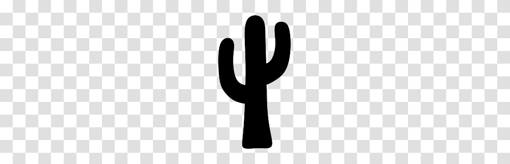 Cactus Silhouette Clipart, Logo, Trademark Transparent Png