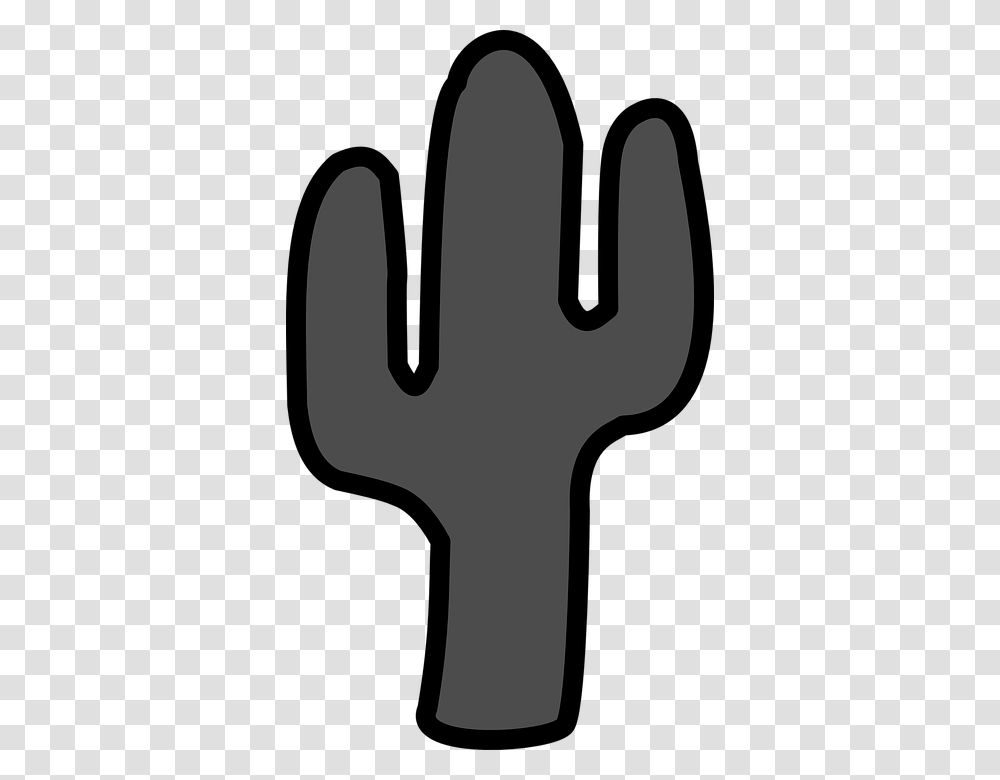 Cactus Silhouette Clipart, Weapon, Weaponry, Spear, Trident Transparent Png