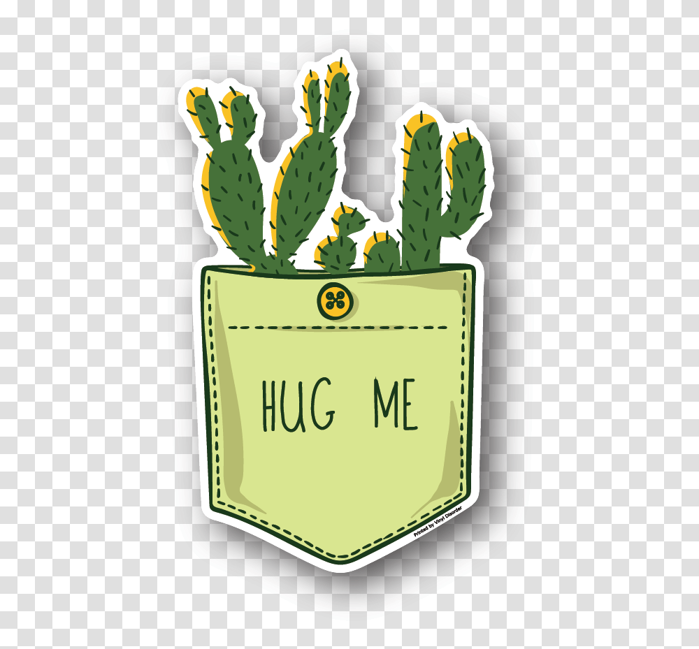 Cactus Sticker Hugs Sticker Cute Folder Stickers Sticker, Plant Transparent Png