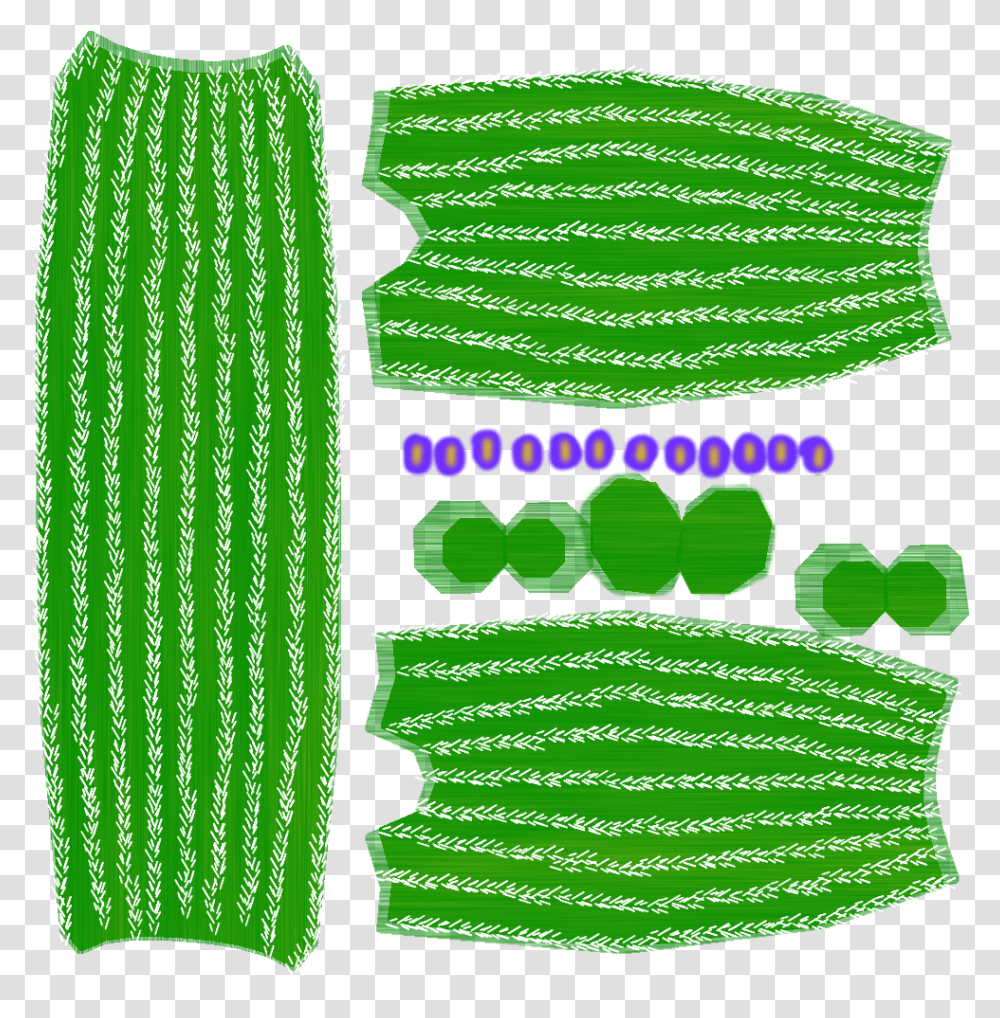 Cactus Texture Cartoon, Plant, Green, Leaf, Rug Transparent Png
