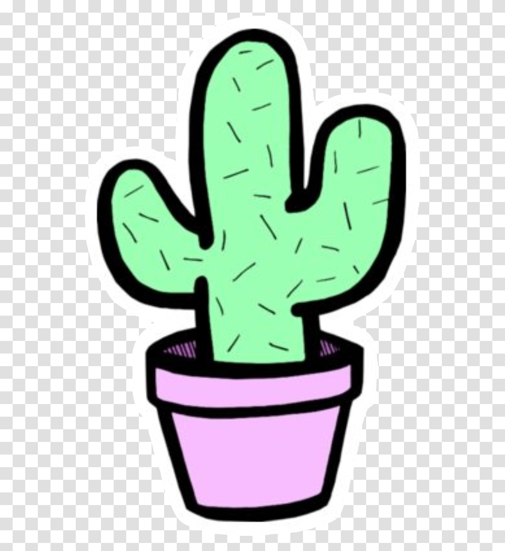 Cactus Tumblr Cute Green Perfect Nice Plant Decor Perfe, Dynamite, Bomb, Weapon, Weaponry Transparent Png