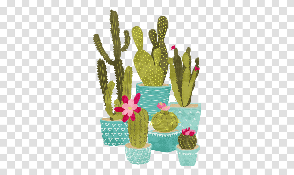 Cactus Tumblr Edit Freetoedit Tumblr Overlay Cactus, Plant, Potted Plant, Vase, Jar Transparent Png