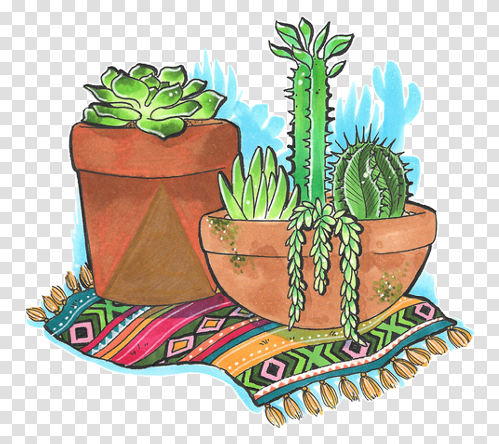 Cactus Tumblr Kakts, Birthday Cake, Dessert, Food, Plant Transparent Png