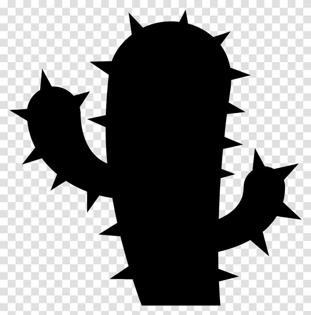 Cactus Vector Cactus Icon, Gray, World Of Warcraft Transparent Png