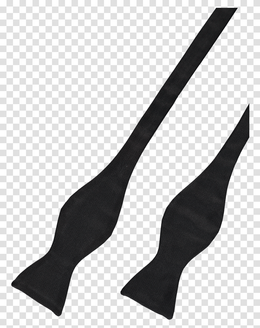 Cad Amp The Dandy Self Tie Black Grosgrain Bow Tie Tights, Cutlery, Hand, Pole Vault Transparent Png