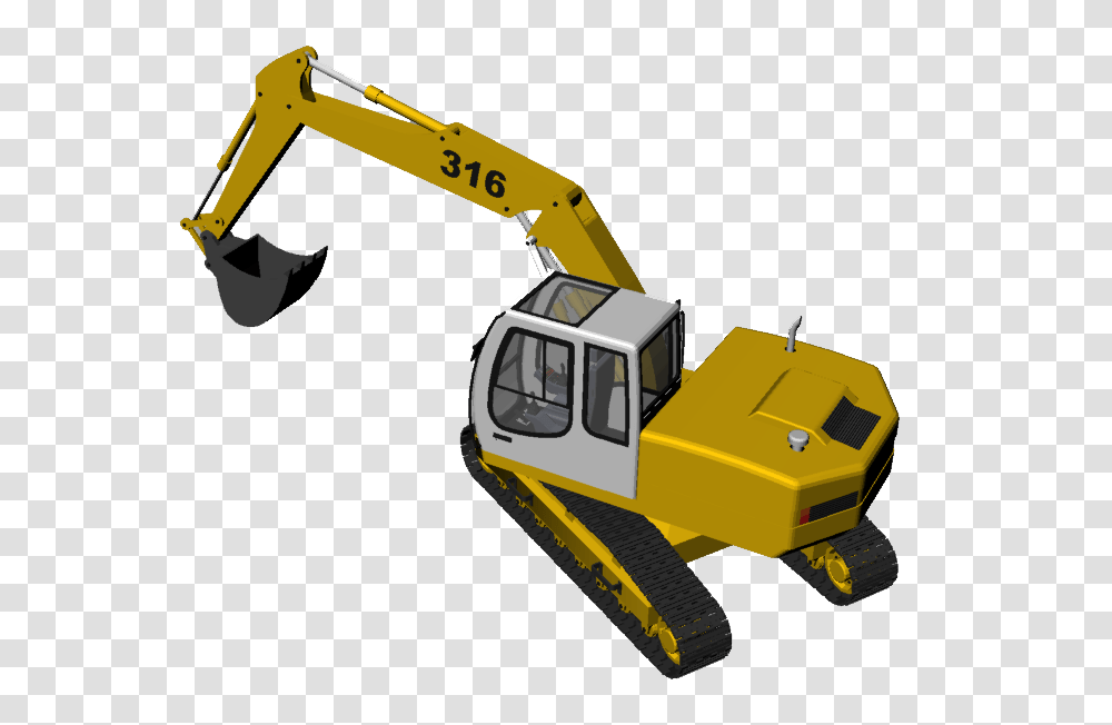 Cad And Bim Object, Tractor, Vehicle, Transportation, Bulldozer Transparent Png