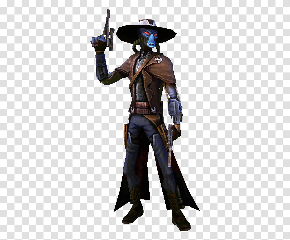 Cad Bane Gun, Person, Clothing, Figurine, Blade Transparent Png