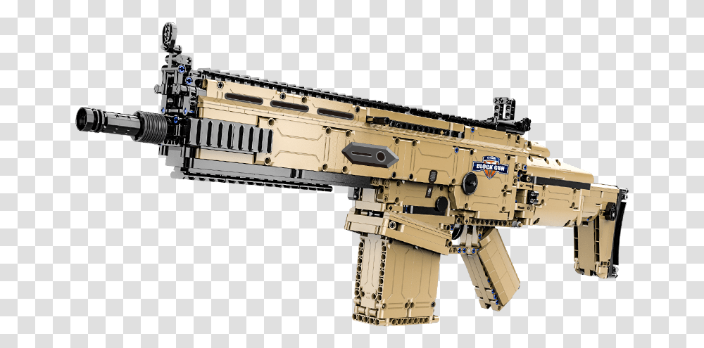 Cada Bricks Rifle Set Scar L C81021w Cada C81021w, Gun, Weapon, Weaponry, Building Transparent Png