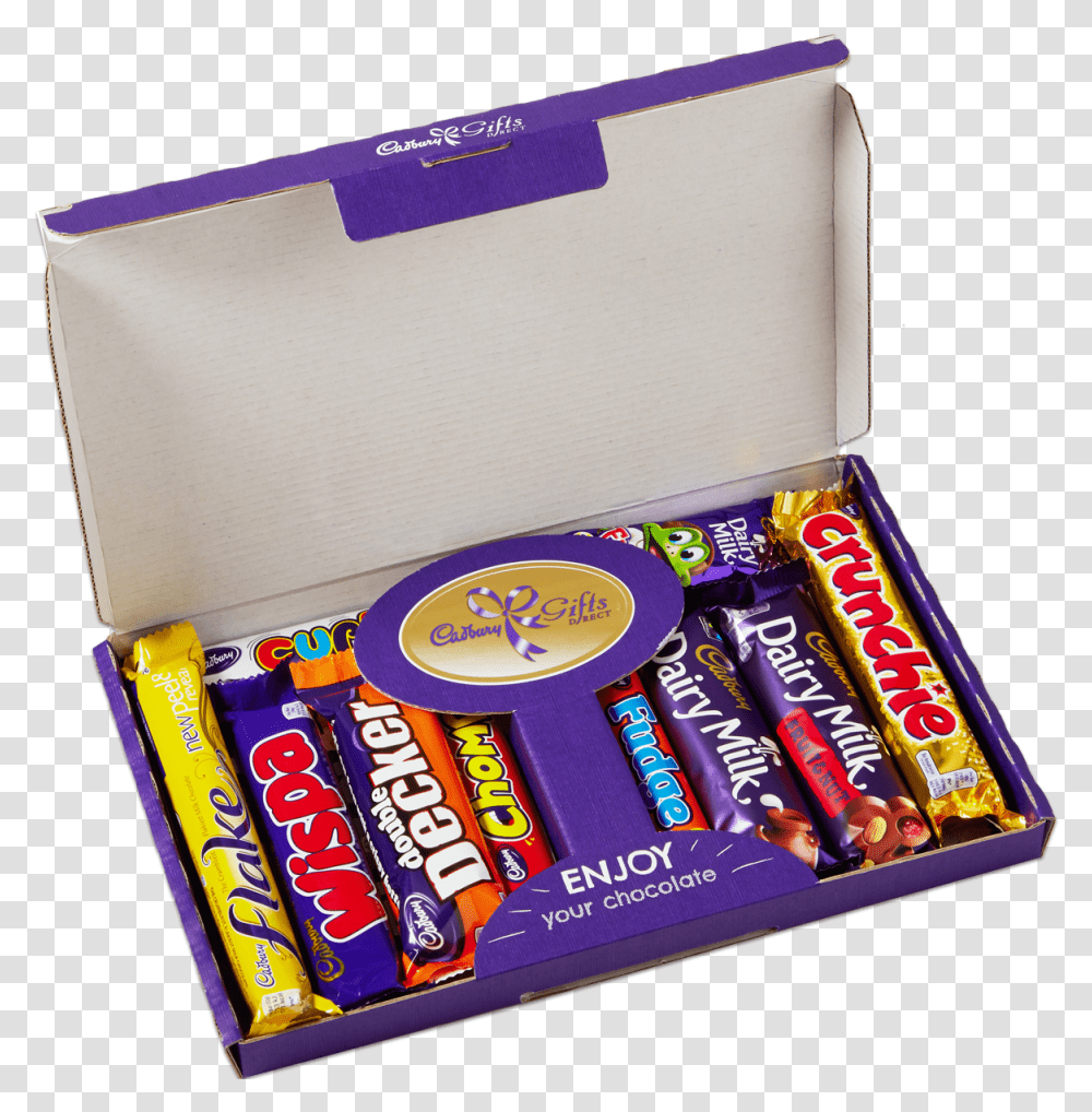 Cadbury Bar Post Box Subscription Selection Boxes, Candy, Food, Gum Transparent Png