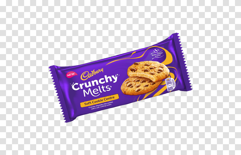 Cadbury Cookies Crunchy Melts, Food, Bread, Sweets, Confectionery Transparent Png