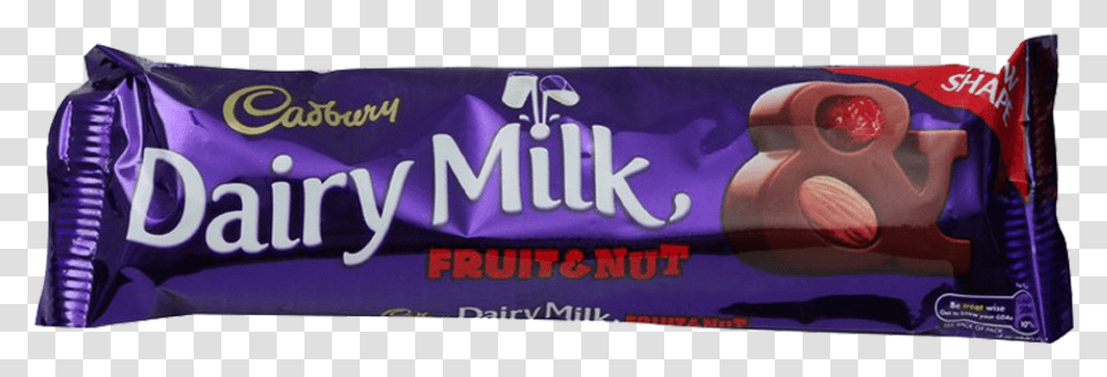 Cadbury Dairy Milk Chocolate Fruit Amp Nut 38 Gm Cadbury Dairy Milk, Word, Gum, Sweets, Food Transparent Png