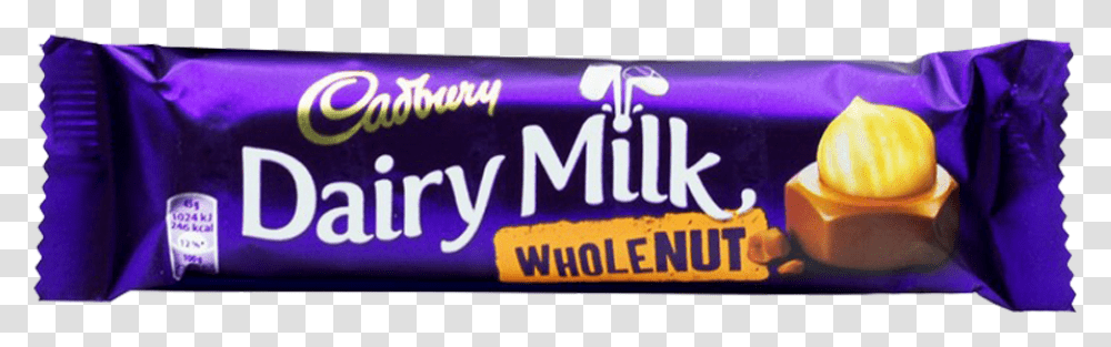Cadbury Dairy Milk Chocolate Whole Nut 45 Gm Cadbury Dairy Milk, Sweets, Food, Confectionery, Word Transparent Png