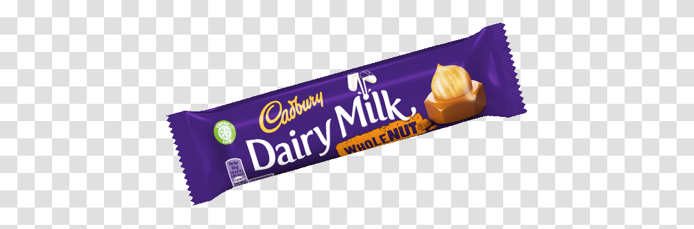 Cadbury Dairy Milk Wholenut, Food, Sweets, Confectionery, Candy Transparent Png