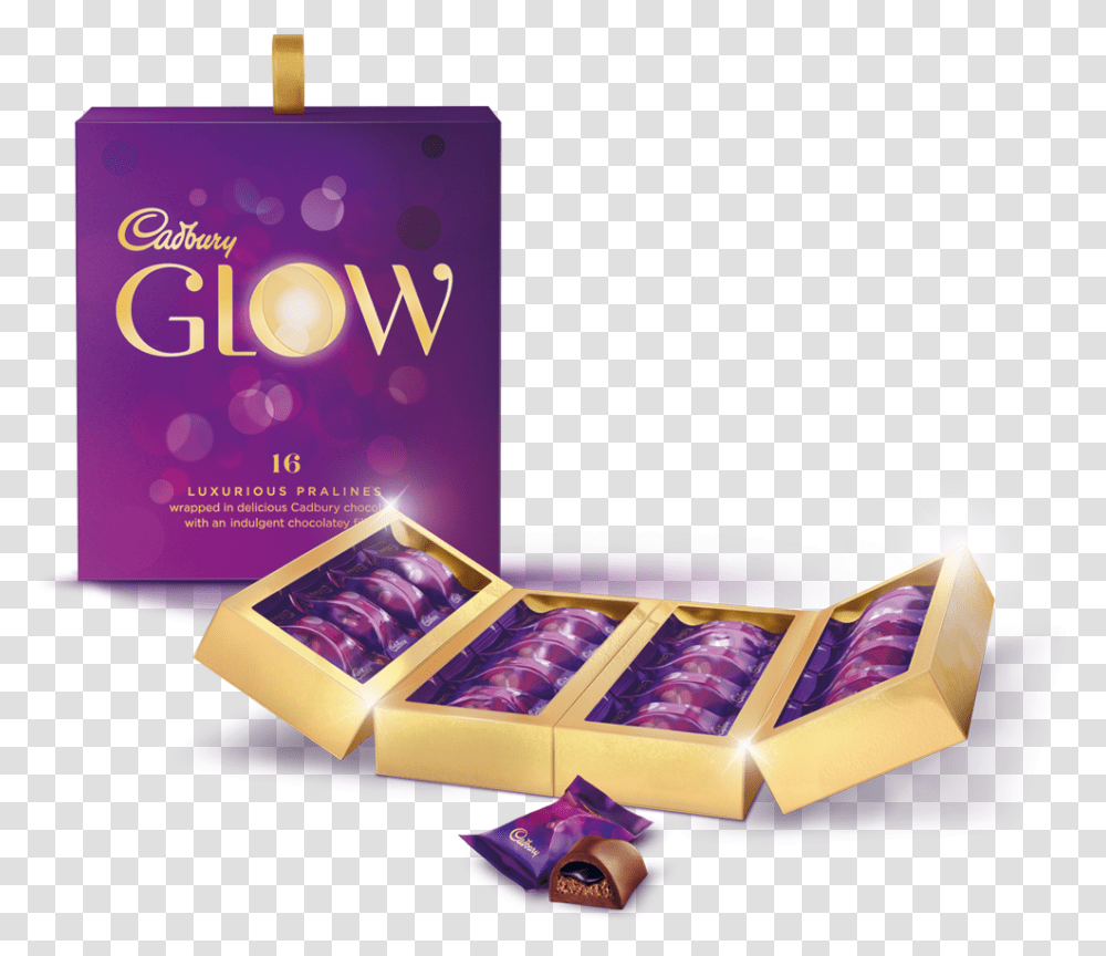 Cadbury Glow Customisable Premium Chocolate Pralines Cadbury Dairy Milk Glow, Paper, Poster, Advertisement, Flyer Transparent Png