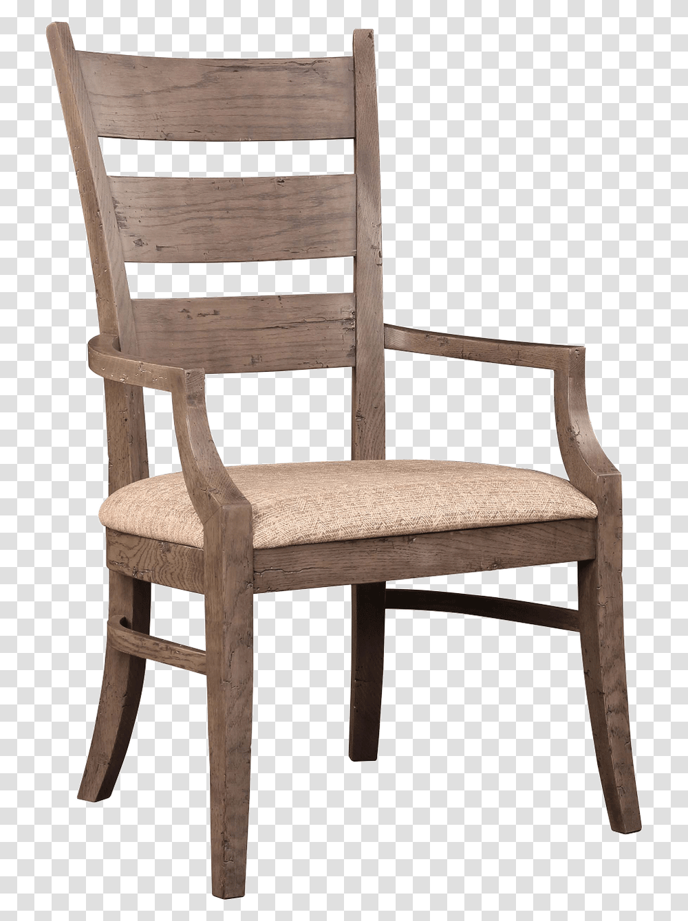 Cadeira De Madeira Com Estofado, Chair, Furniture, Armchair Transparent Png