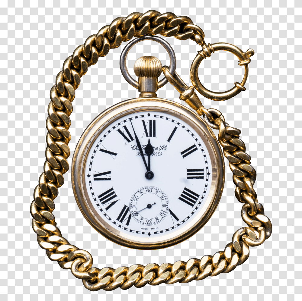 Cadena Cubana De Oro Con Reloj Wrinkle In Time Clock, Wristwatch, Analog Clock, Gold, Clock Tower Transparent Png
