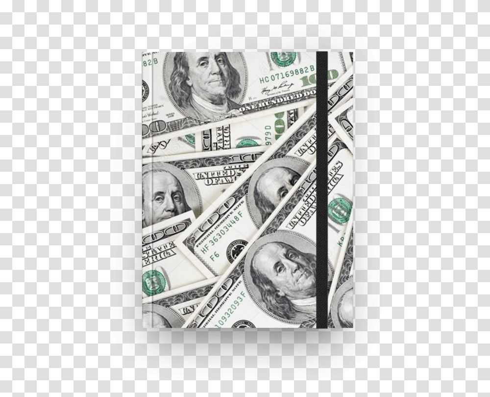 Caderno Million Dollar Bills De Popysticna 100 Dollar Bill, Person, Human, Money, Electronics Transparent Png