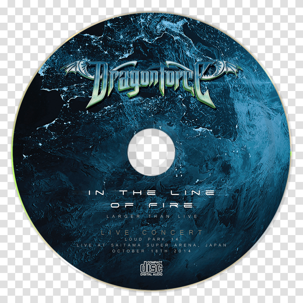 Cadiesart Dvd Packaging Dragonforce In The Line Of Fire Blu Ray Label, Disk Transparent Png
