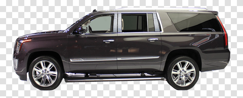 Cadillac Escalade Chrome Mirror Covers Cadillac Escalade 2017 Platinum Sky Edition, Sedan, Car, Vehicle, Transportation Transparent Png