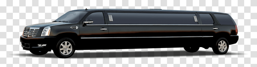 Cadillac Escalade Limousine Black Limo Car, Vehicle, Transportation, Automobile Transparent Png