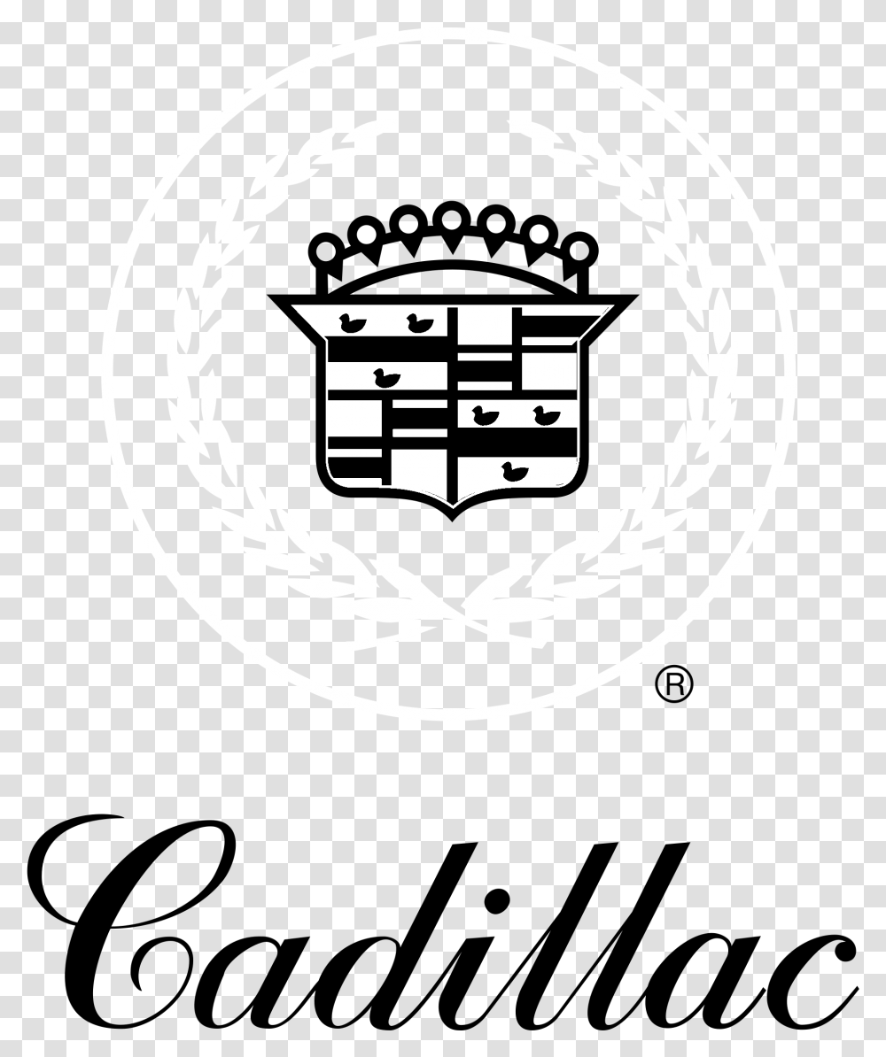 Cadillac Logo Black And White, Emblem Transparent Png