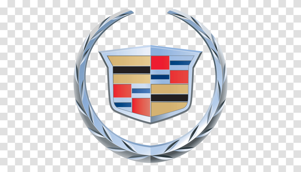 Cadillac Logo, Emblem, Trademark, Armor Transparent Png