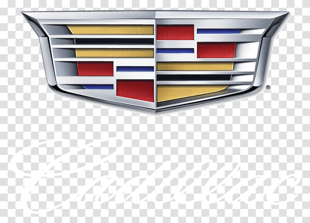 Cadillac Logo Images Cadillac Logo, Symbol, Word, Label, Text Transparent Png