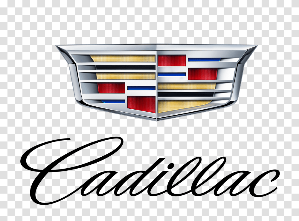 Cadillac Logo With Text, Trademark, Vehicle, Transportation Transparent Png