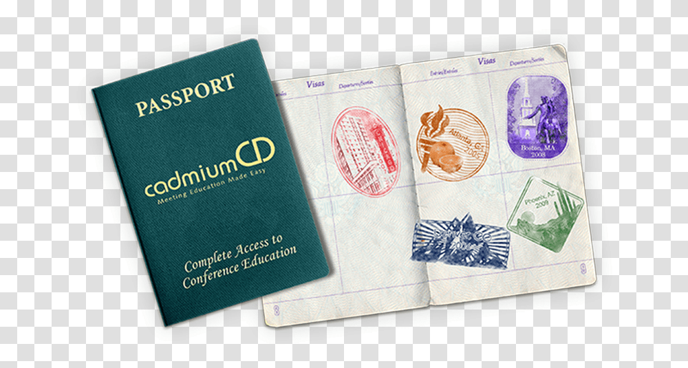 Cadmiumcd S Conference Passport Continuing Education Us Passport, Id Cards, Document, Diary Transparent Png