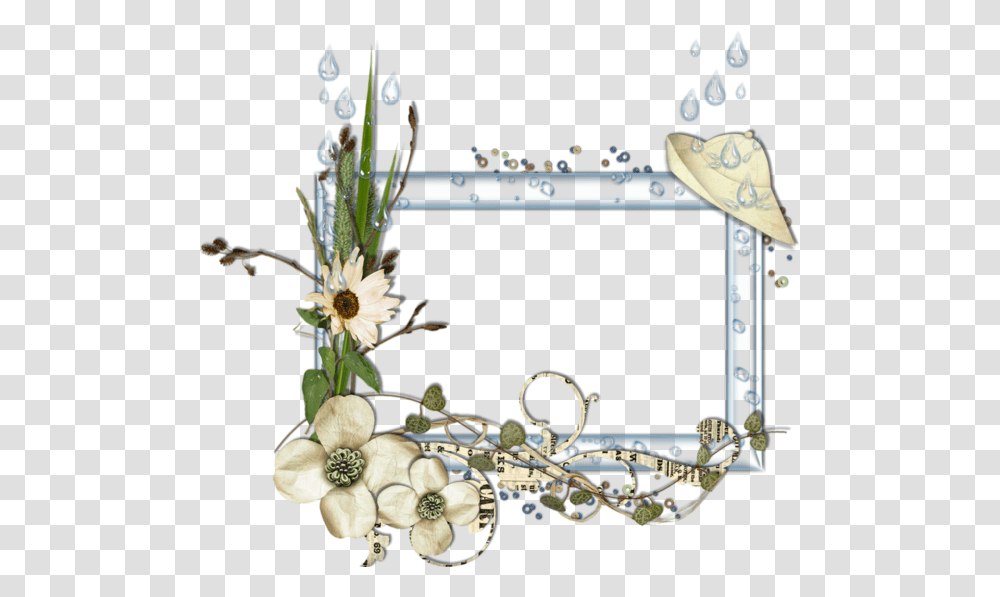 Cadre Jour De Pluie Craft, Flower, Plant, Floral Design Transparent Png
