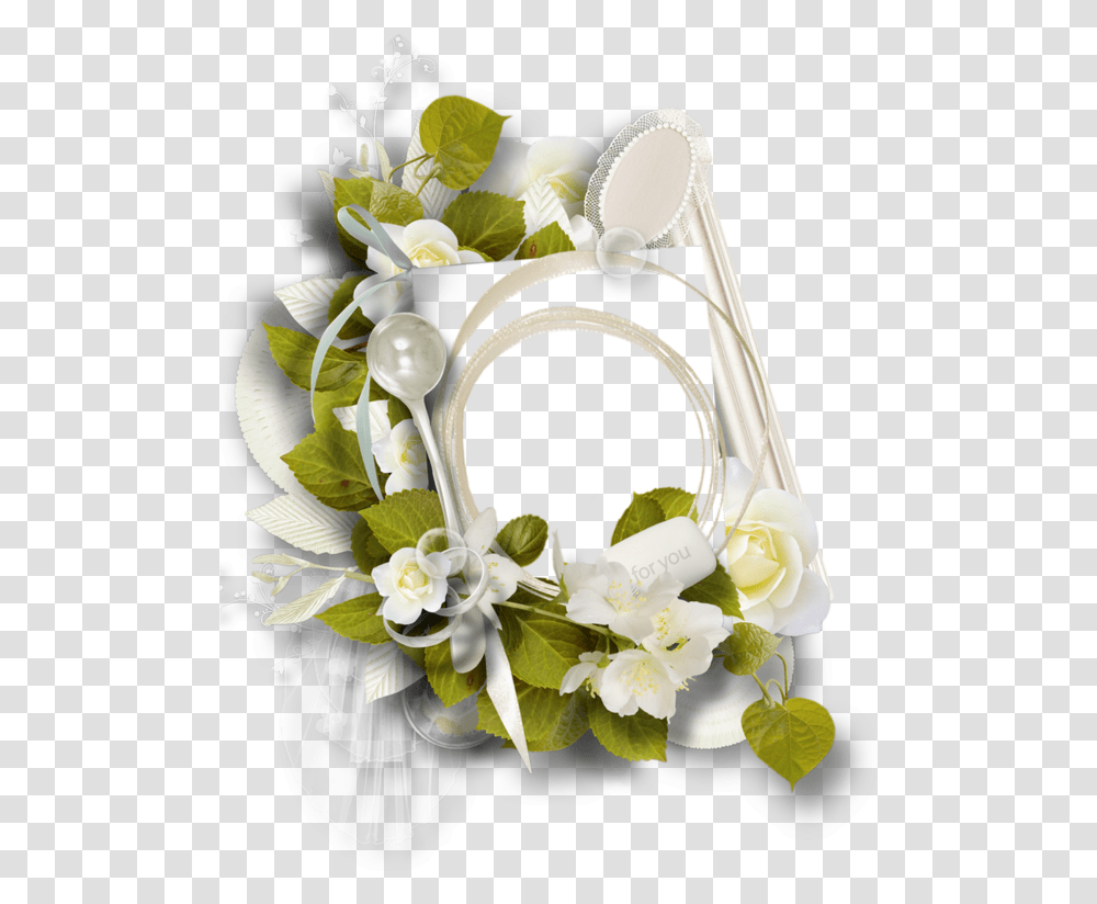 Cadre Mariage Cluster Design, Flower, Plant, Blossom, Flower Arrangement Transparent Png