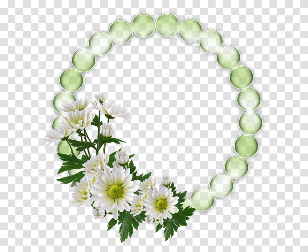 Cadre Photo Avec Fleur Rond, Bracelet, Jewelry, Accessories, Accessory Transparent Png
