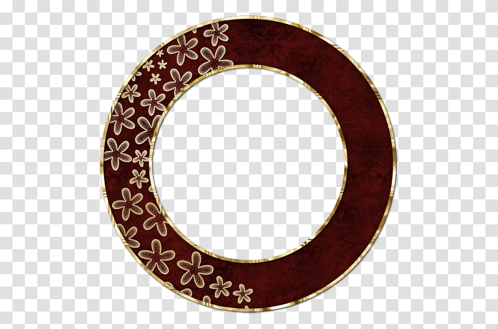 Cadre Rond Tube Marco Redondo Round Frame Circle, Rug, Pottery Transparent Png