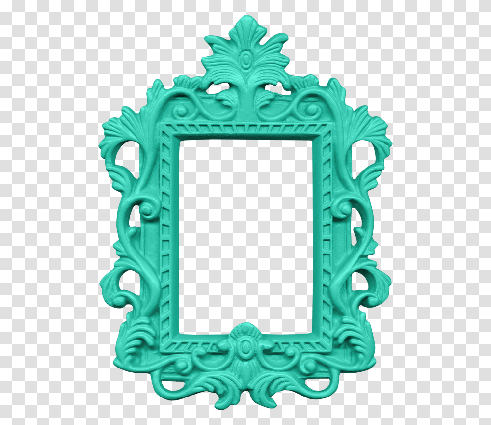 Cadre Tube Blue Mirror Frame, Cross, Gate, Label Transparent Png