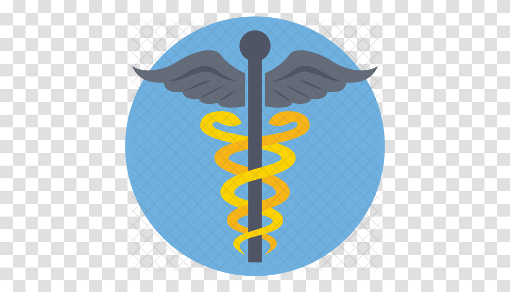 Caduceus Icon Of Flat Style Health, Sphere, Security, Machine, Golf Ball Transparent Png